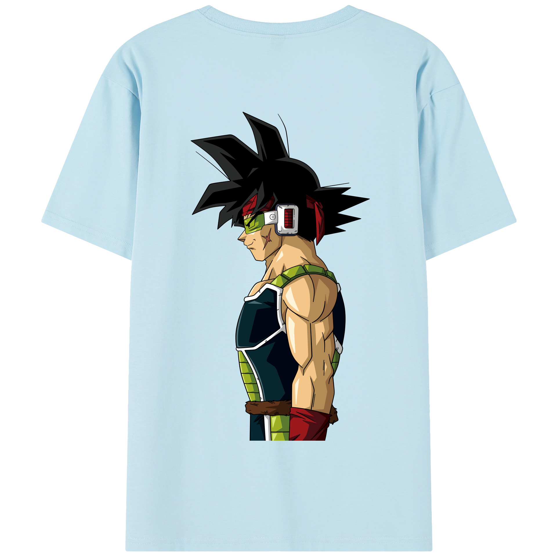 （画像用） ドラゴンボール バーダック DRAGON BALL Burdock 綿100％半袖Tシャツ（背面プリント）